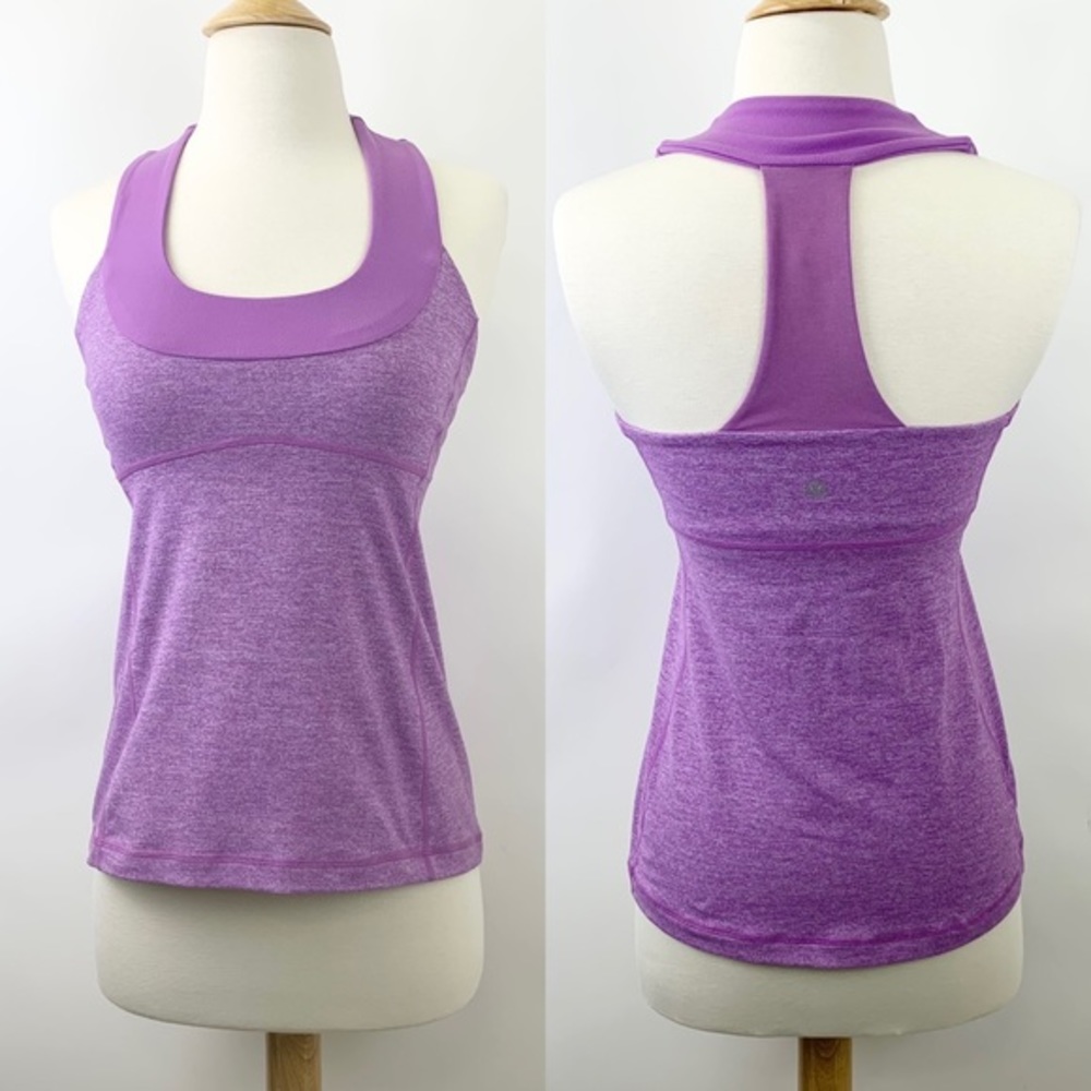 lululemon athletica Purple Heather Racerback Tank